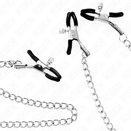 KINK - TRIPLE NIPPLE AND CLIT CLAMPS WITH CHAIN MODEL 0 KINK NIPPLE GRIP - 4