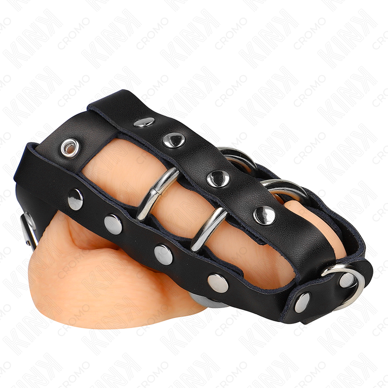 KINK - ADJUSTABLE PENIS CAGE WITH LOCK KINK RING POWER - 2