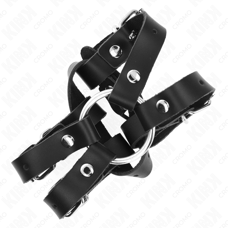 KINK - PENIS RING WITH MULTIPLE ADJUSTABLE STRAPS KINK RING POWER - 3