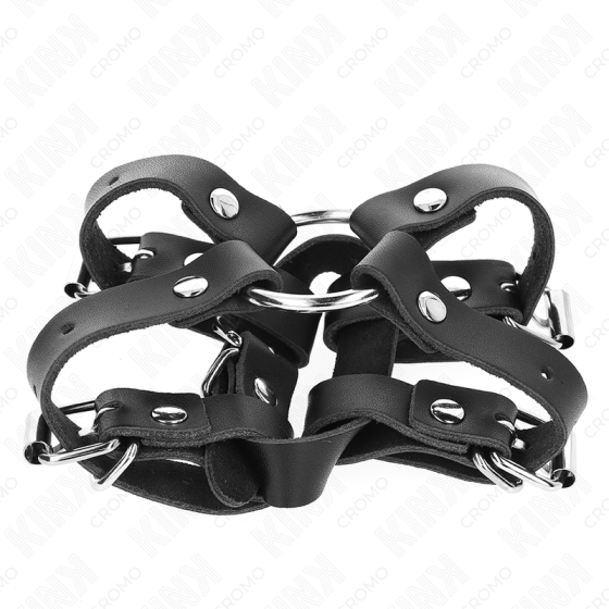 KINK - PENIS RING WITH MULTIPLE ADJUSTABLE STRAPS KINK RING POWER - 4