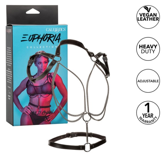 CALEXOTICS - EUPHORIA MULTICHAIN HALTER HARNESS PREMIUM CALEXOTICS - 1