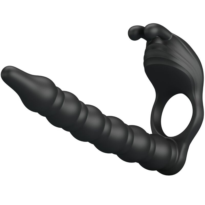 PRETTY LOVE - BLACKNEY PENIS RING WITH BLACK VIBRATOR PLUG PRETTY LOVE - 4