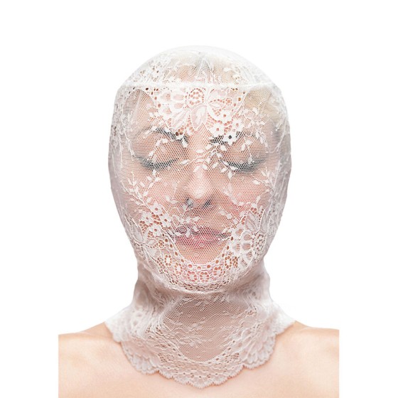 NS NOVELTIES - FETISH & FASHION LACE HOOD WHITE NS NOVELTIES - 1