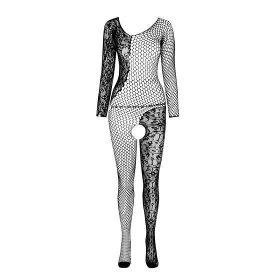 PASSION - BS 107 BODYSTOCKING WHITE ONE SIZE PASSION WOMAN BODYSTOCKINGS - 4