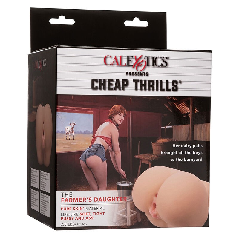 CALEXOTICS - THE FARMERS DAUGHTER DOUBLE REALISTIC MASTURBATOR FLESH CALEXOTICS - 9