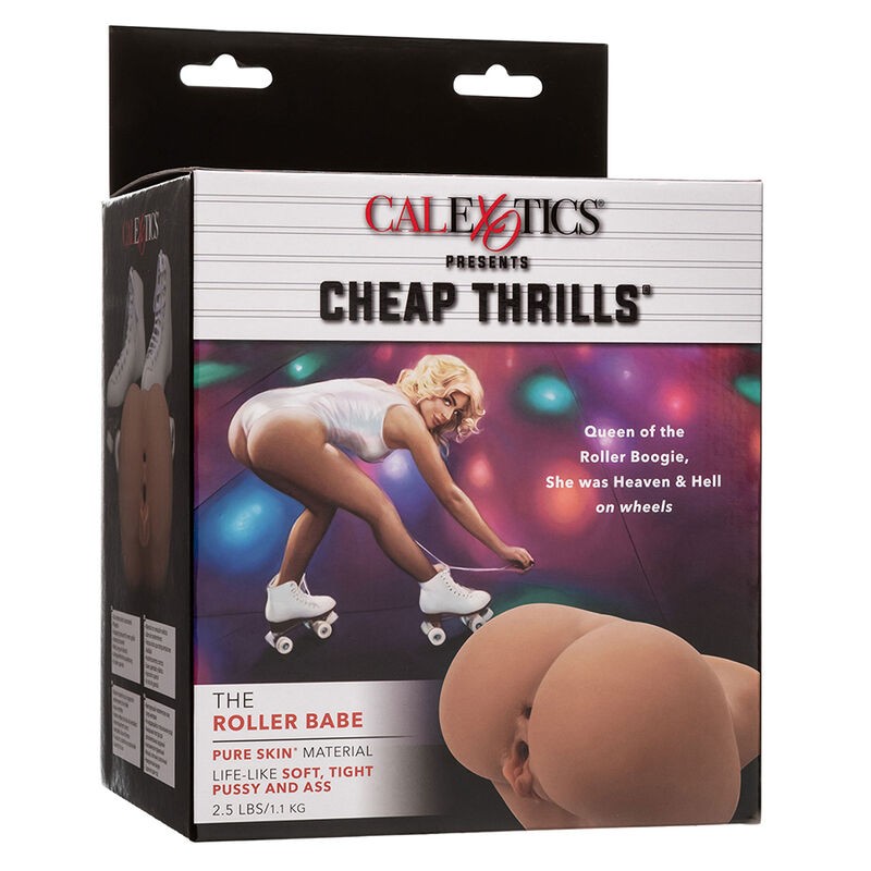 CALEXOTICS - THE ROLLER BABE DOUBLE REALISTIC MASTURBATOR FLESH CALEXOTICS - 9