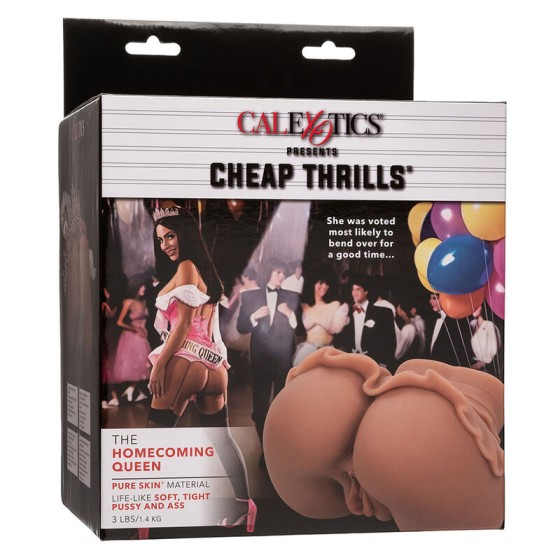 CALEXOTICS - THE HOMECOMING QUEEN DOUBLE REALISTIC MASTURBATOR CARAMEL CALEXOTICS - 9