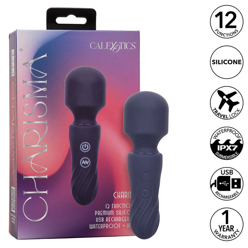 CALEXOTICS - CHARISMA CHARM MASSAGER 12 FUNCTIONS PURPLE CALEXOTICS - 1