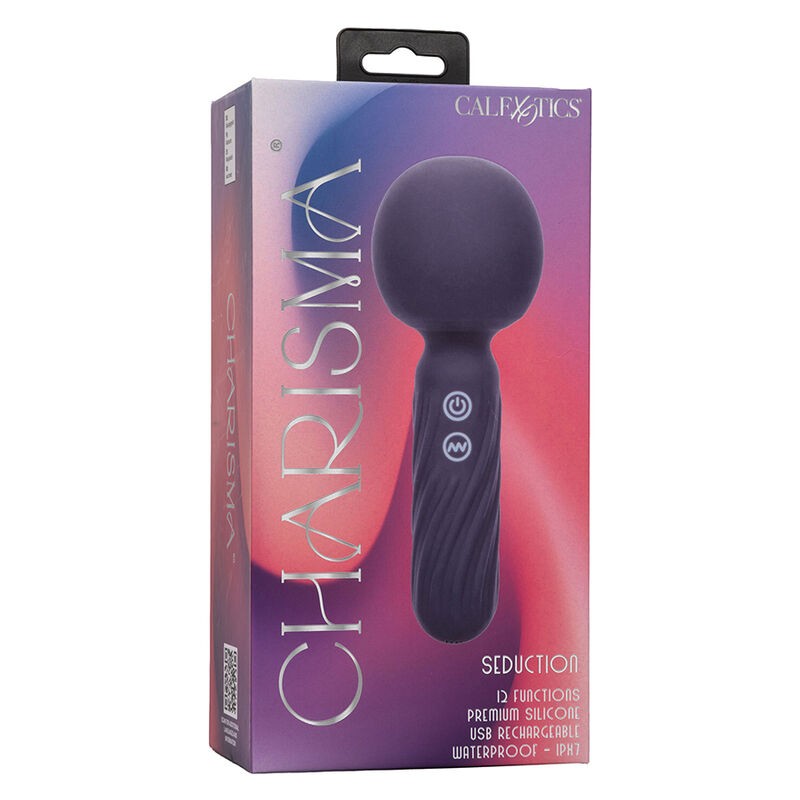 CALEXOTICS - CHARISMA SEDUCTION MASSAGER 12 FUNCTIONS 17.75 CM X 6.25 CM PURPLE CALEXOTICS - 9