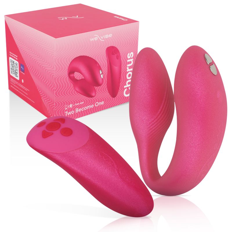 WE-VIBE - CHORUS VIBRATOR FOR COUPLES WITH SQUEEZE CONTROL PINK WE-VIBE - 1