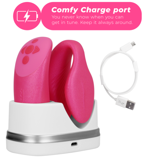 WE-VIBE - CHORUS VIBRATOR FOR COUPLES WITH SQUEEZE CONTROL PINK WE-VIBE - 5