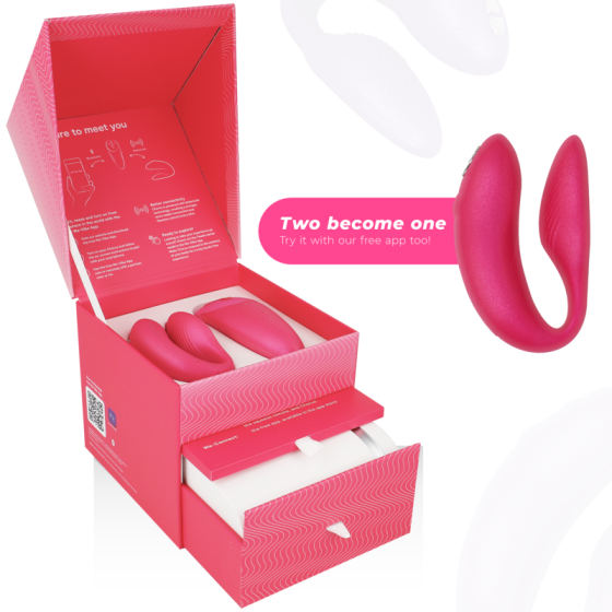 WE-VIBE - CHORUS VIBRATOR FOR COUPLES WITH SQUEEZE CONTROL PINK WE-VIBE - 7