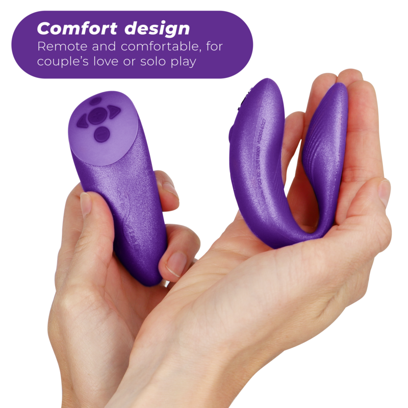 WE-VIBE - CHORUS VIBRATOR FOR COUPLES WITH LILAC SQUEEZE CONTROL WE-VIBE - 3