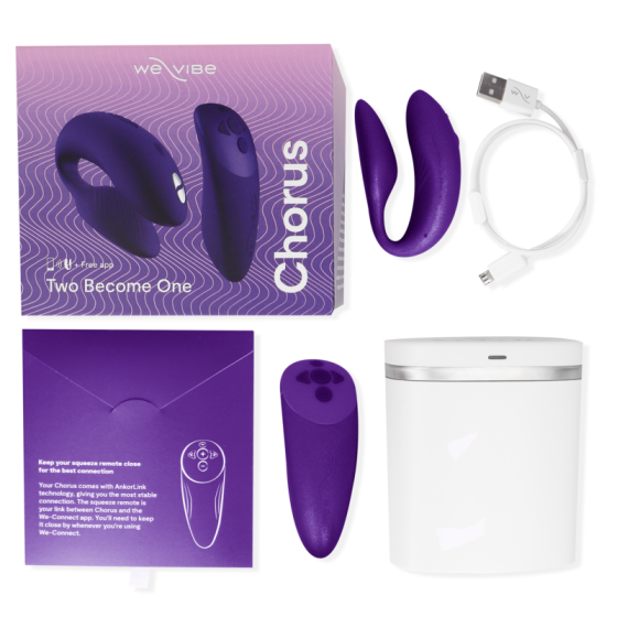 WE-VIBE - CHORUS VIBRATOR FOR COUPLES WITH LILAC SQUEEZE CONTROL WE-VIBE - 6