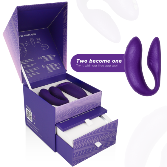 WE-VIBE - CHORUS VIBRATOR FOR COUPLES WITH LILAC SQUEEZE CONTROL WE-VIBE - 7