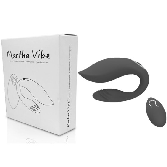 ARMONY - MARTHA VIBRATOR FOR COUPLES BLACK REMOTE CONTROL ARMONY FOR COUPLES - 5