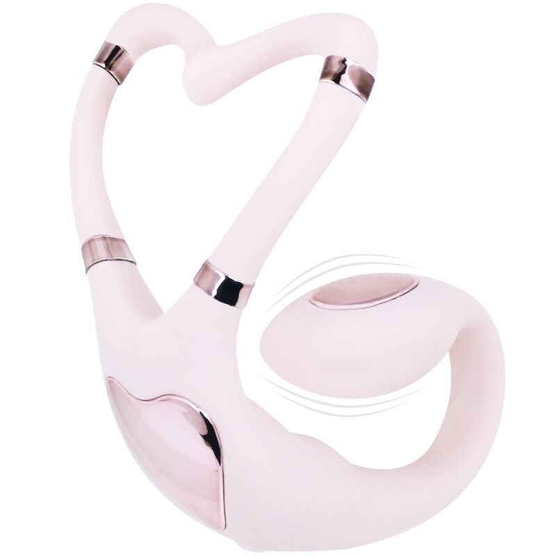 ADRIEN LASTIC - VENUS DOUBLE CLITORIS & G-SPOT STIMULATOR FREE APP PINK ADRIEN LASTIC - 3