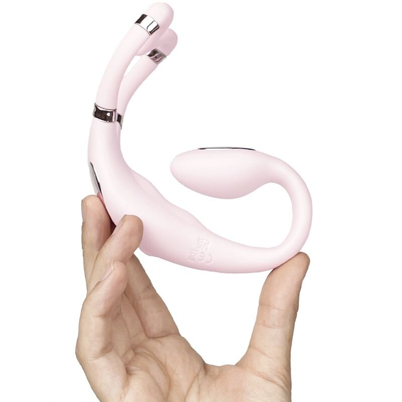 ADRIEN LASTIC - VENUS DOUBLE CLITORIS & G-SPOT STIMULATOR FREE APP PINK ADRIEN LASTIC - 7