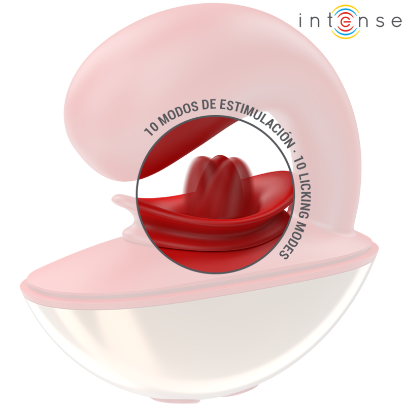 INTENSE - MARIAH VIBRATOR & STIMULATOR IN U SHAPE 10 VIBRATIONS RED INTENSE FUN - 3