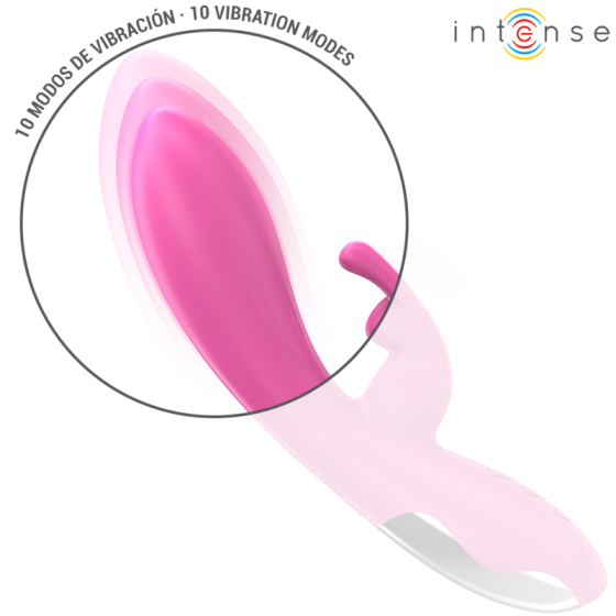 INTENSE - RANDALL RABBIT VIBRATOR 10 VIBRATIONS PINK INTENSE FUN - 5