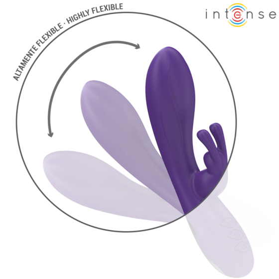 INTENSE - RANDALL RABBIT VIBRATOR 10 VIBRATIONS PURPLE INTENSE FUN - 3