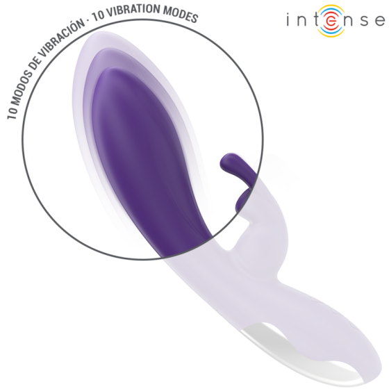 INTENSE - RANDALL RABBIT VIBRATOR 10 VIBRATIONS PURPLE INTENSE FUN - 5