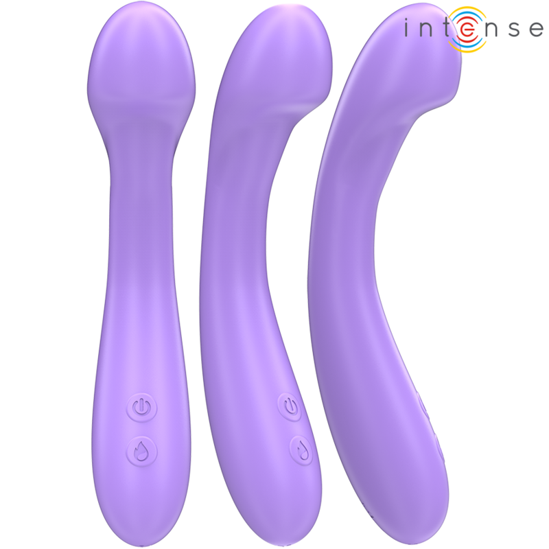 INTENSE - BECKY VIBRATOR 19 CM HEATABLE 7 VIBRATIONS PURPLE INTENSE FUN - 2