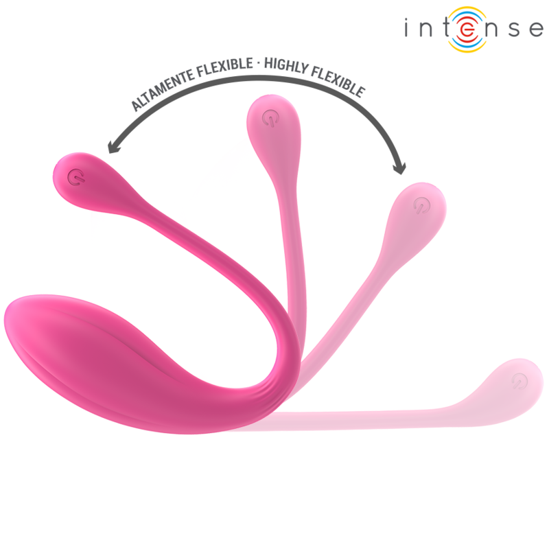 INTENSE - JANICE U VIBRATOR DOUBLE STIMULATION 10 VIBRATIONS PINK REMOTE CONTROL INTENSE COUPLES TOYS - 4