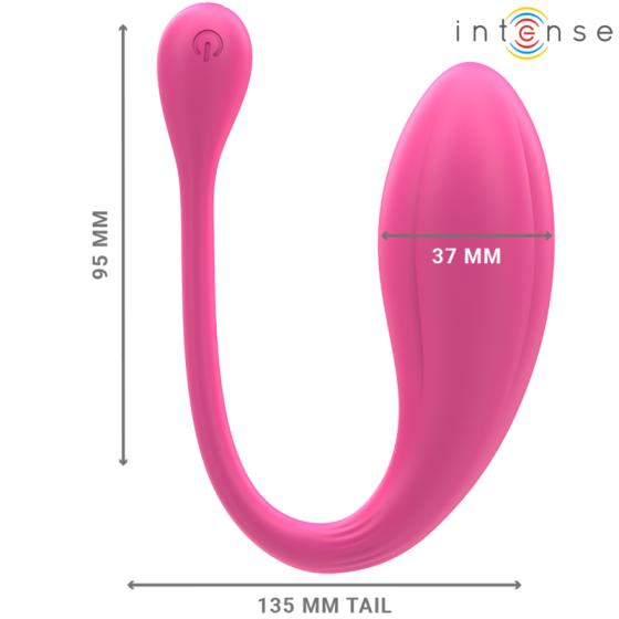 INTENSE - JANICE U VIBRATOR DOUBLE STIMULATION 10 VIBRATIONS PINK REMOTE CONTROL INTENSE COUPLES TOYS - 5