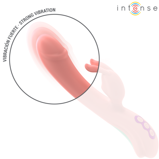 INTENSE - RACHEL RABBIT VIBRATOR 5 VIBRATIONS PINK INTENSE FUN - 3