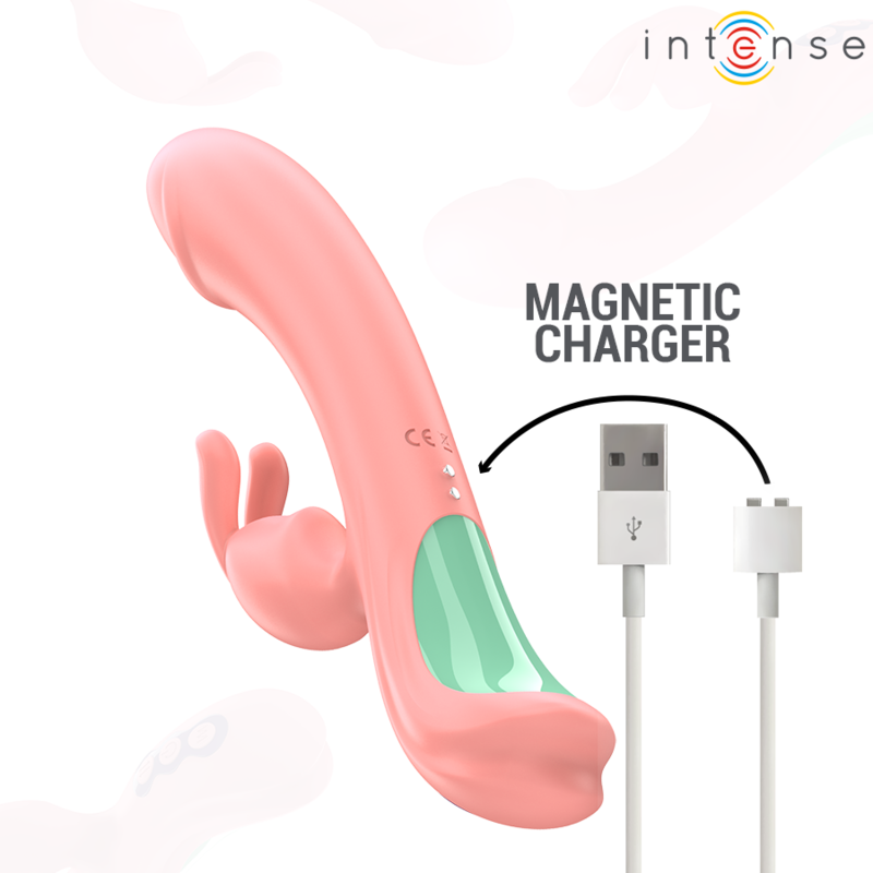 INTENSE - RACHEL RABBIT VIBRATOR 5 VIBRATIONS PINK INTENSE FUN - 7