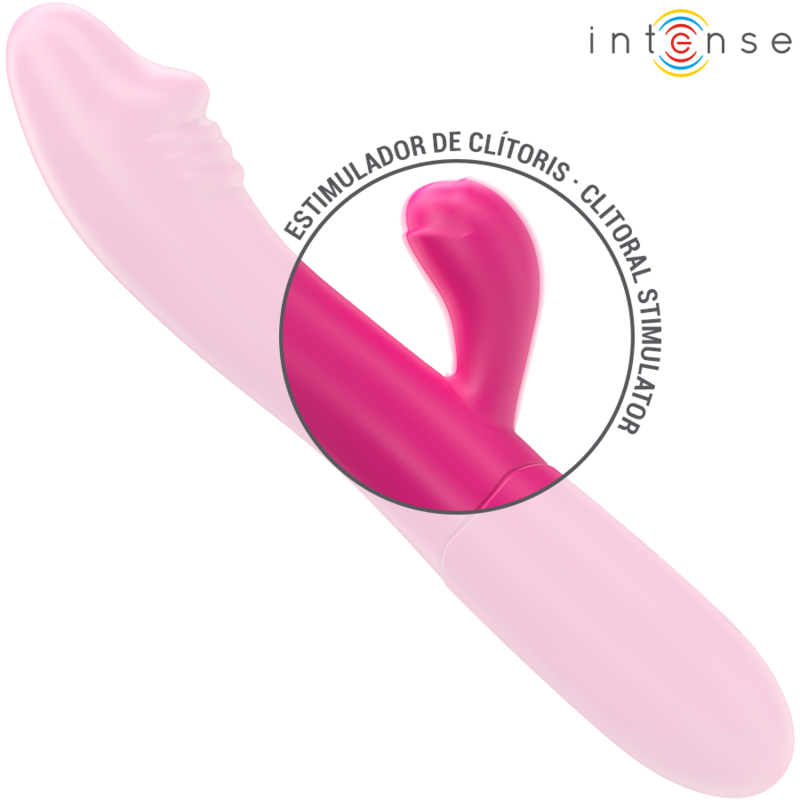 INTENSE - IVY FLEXIBLE VIBRATOR 10 VIBRATIONS WITH STIMULATING TONGUE PINK INTENSE FUN - 4