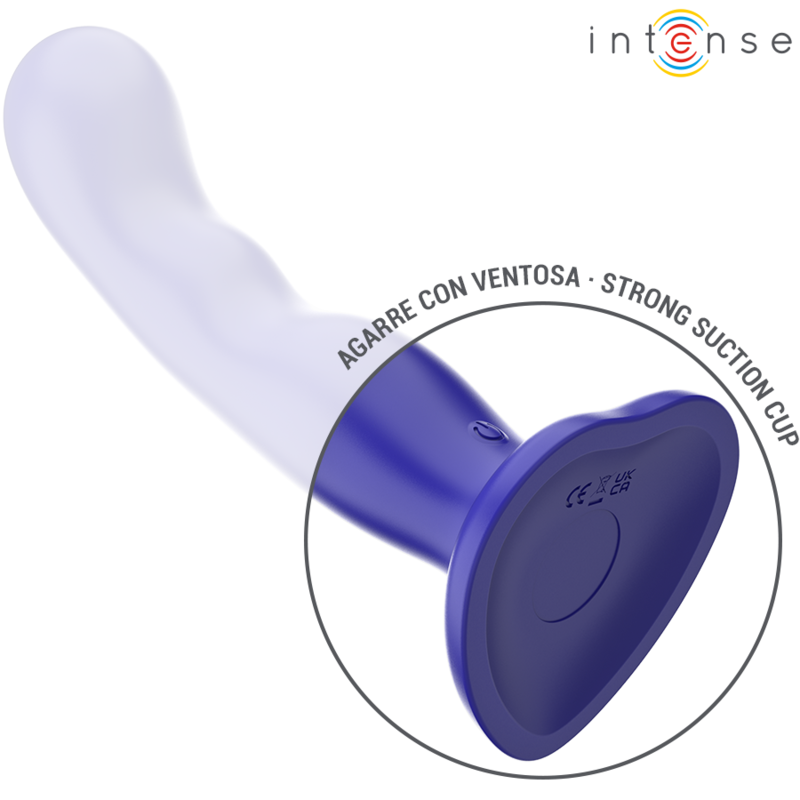 INTENSE - SHORTY VIBRATOR WITH SUCTION CUP BLUE REMOTE CONTROL INTENSE FUN - 5