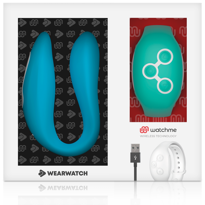 WEARWATCH DUAL PLEASURE  WIRELESS TECHNOLOGY WATCHME INDIGO / AQUAMARINE WEARWATCH - 7