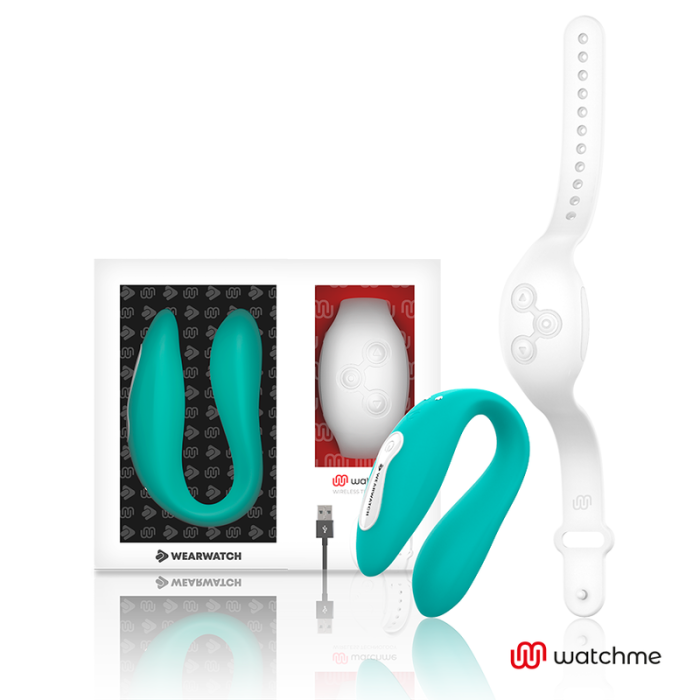 WEARWATCH DUAL PLEASURE  WIRELESS TECHNOLOGY WATCHME AQUAMARINE / SNOWY WEARWATCH - 2