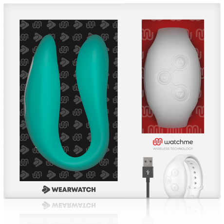 WEARWATCH DUAL PLEASURE  WIRELESS TECHNOLOGY WATCHME AQUAMARINE / SNOWY WEARWATCH - 8