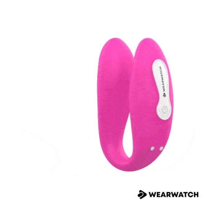 WEARWATCH DUAL PLEASURE  WIRELESS TECHNOLOGY WATCHME FUCHSIA / JET BLACK WEARWATCH - 1