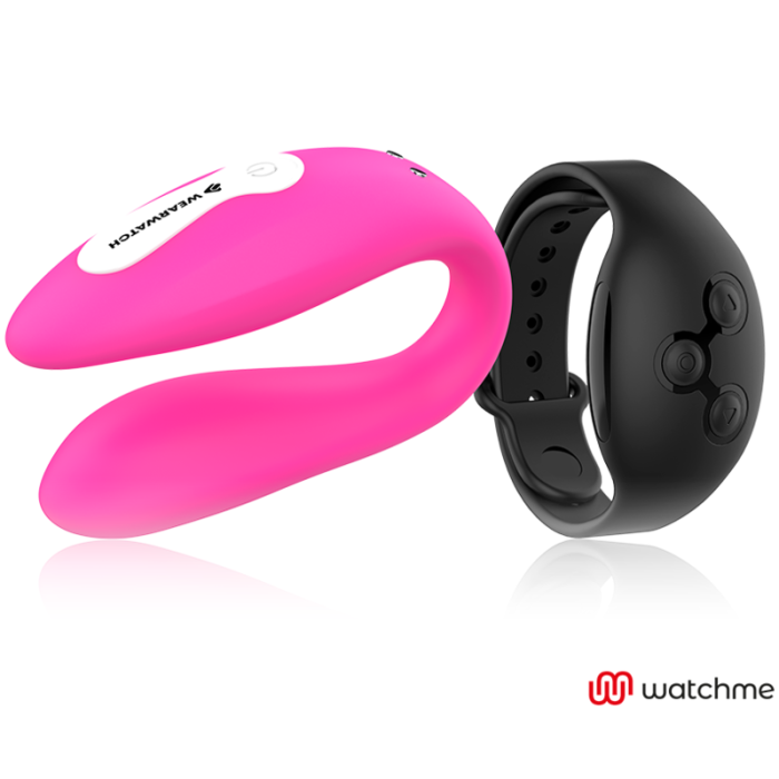 WEARWATCH DUAL PLEASURE  WIRELESS TECHNOLOGY WATCHME FUCHSIA / JET BLACK WEARWATCH - 3