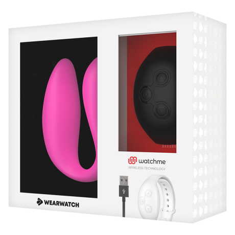 WEARWATCH DUAL PLEASURE  WIRELESS TECHNOLOGY WATCHME FUCHSIA / JET BLACK WEARWATCH - 8