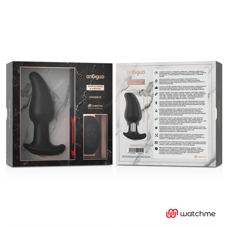 ANBIGUO WATCHME REMOTE CONTROL VIBRATOR WITH ROTATING PEARLES ANAL AMADEUS ANBIGUO - 4