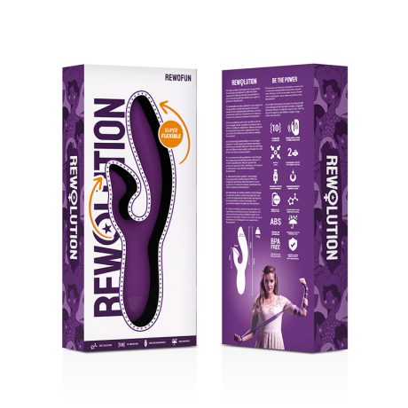 REWOLUTION REWOFUN FLEXIBLE VIBRATOR WITH RABBIT REWOLUTION - 8