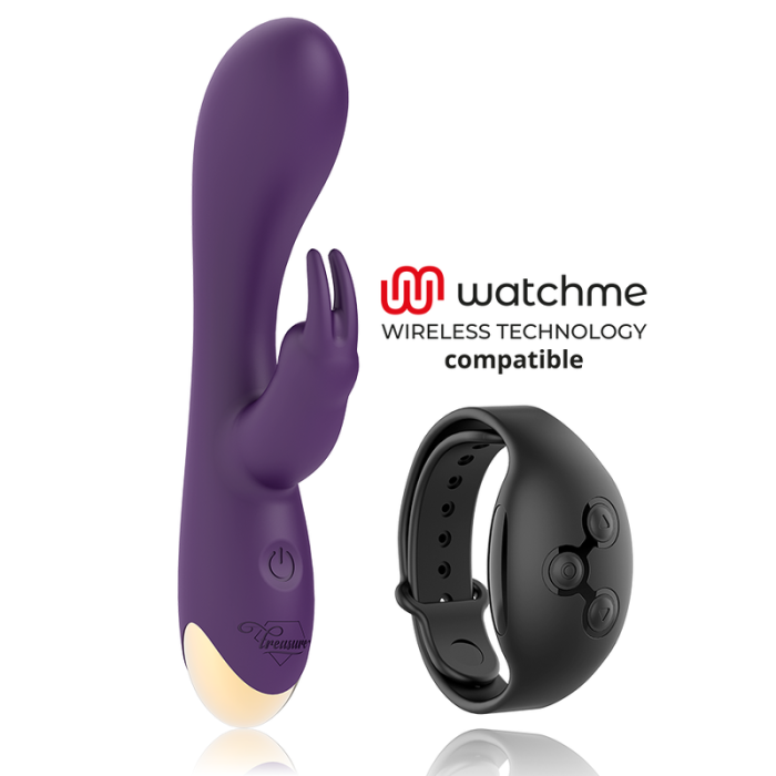 TREASURE LAURENCE RABBIT VIBRATOR WATCHME WIRELESS TECHNOLOGY COMPATIBLE TREASURE - 1