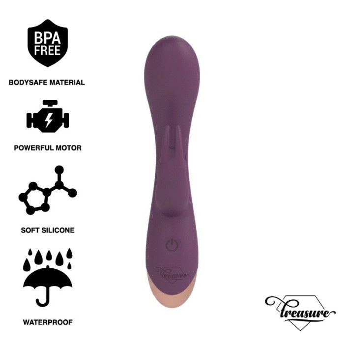 TREASURE LAURENCE RABBIT VIBRATOR WATCHME WIRELESS TECHNOLOGY COMPATIBLE TREASURE - 2